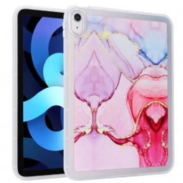 Skal För iPad (2025) Silikonmarmor Design