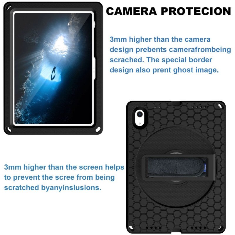 Skal iPad (2025) Eva Med Rem Stativ Och Axelrem