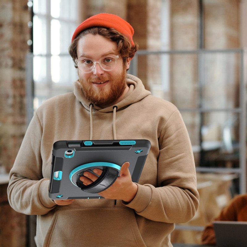 Skal iPad (2025) Robust Med Roterande Stativ