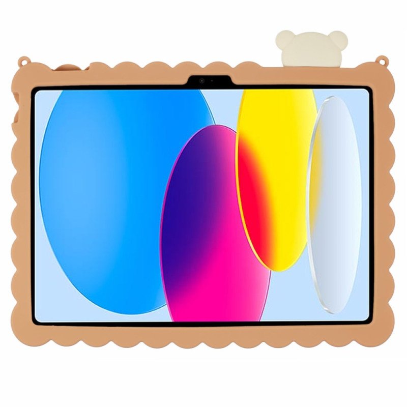 Skal iPad (2025) Telefonfodral Stativ Med Kexdesign