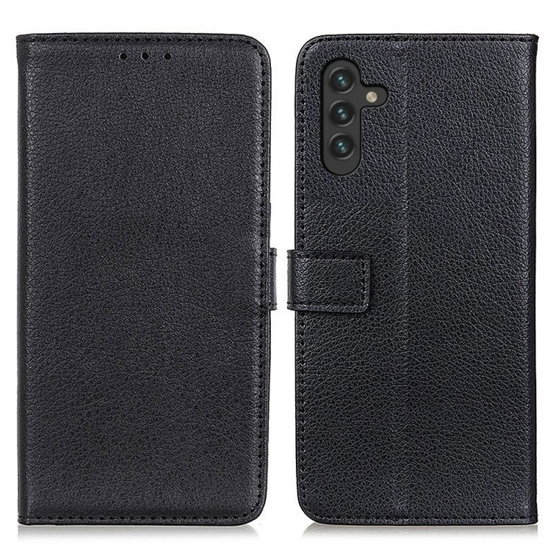 Fodral Samsung Galaxy A13 5G / A04s Premium Litchi Konstläder