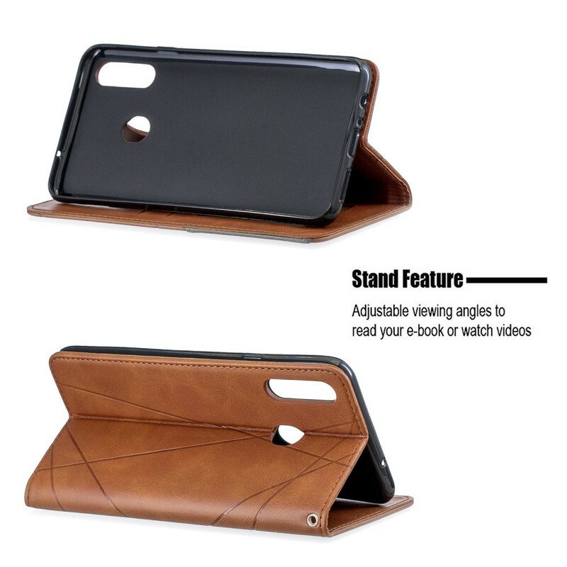 Folio-fodral Samsung Galaxy A20s Läderfodral Artist Stil