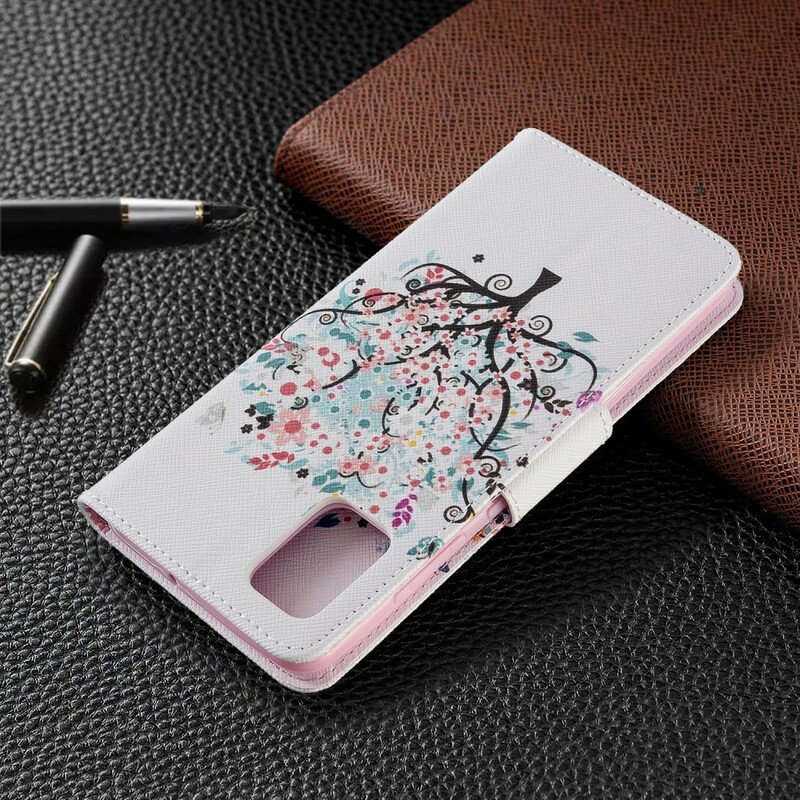 Fodral Samsung Galaxy A51 Blommande Träd