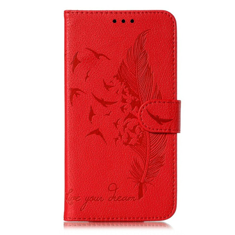 Fodral Samsung Galaxy A51 Faux Leather Lev Din Dröm