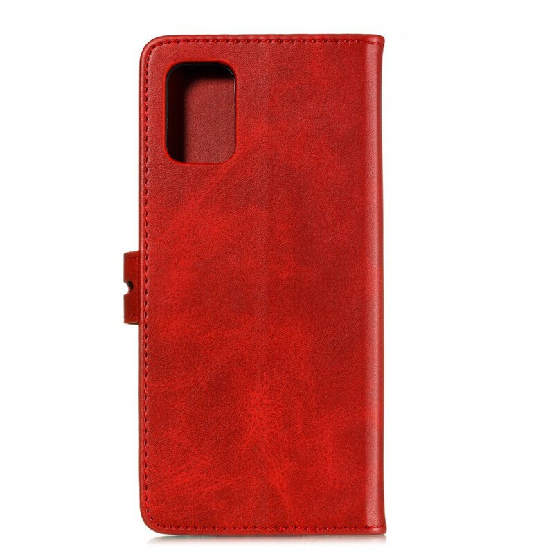 Folio-fodral Samsung Galaxy A51 Kattunge I Konstläder