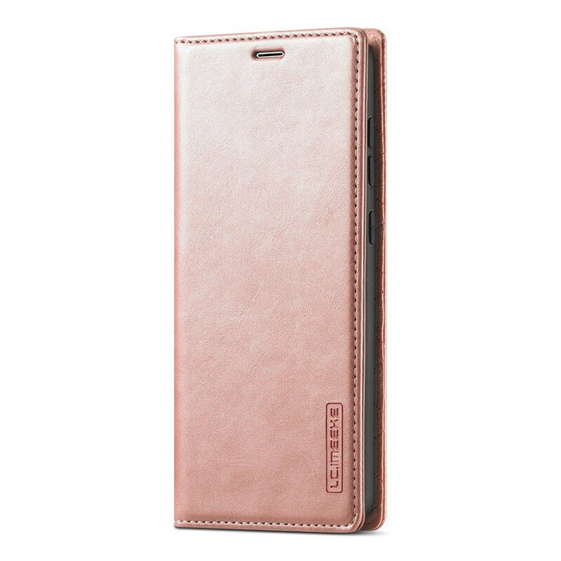 Folio-fodral Samsung Galaxy A51 Läderfodral Lc.imeeke Lädereffekt
